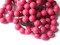 96 8mm Pink Round Vintage Plastic Beads 30 Inch Full Strand Ball Beads